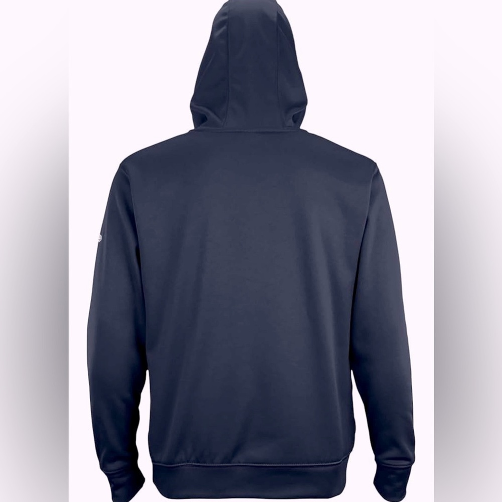 NWT [New Era] New England Patriots Navy Fleece NFL Pullover Hoodie Mens L or XXL - Picture 3 of 12